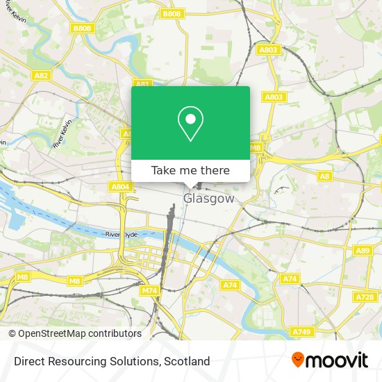 Direct Resourcing Solutions map