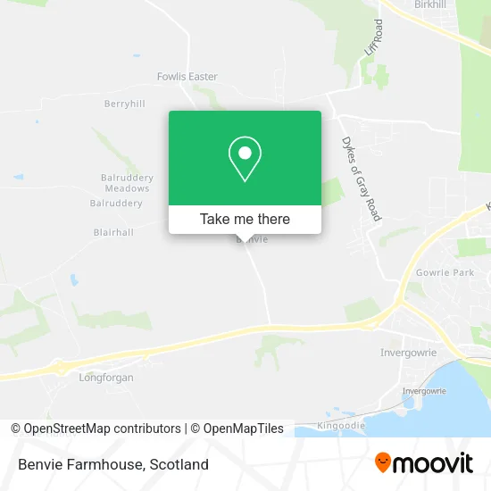 Benvie Farmhouse map
