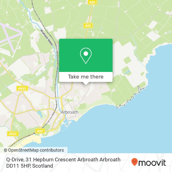 Q-Drive, 31 Hepburn Crescent Arbroath Arbroath DD11 5HP map