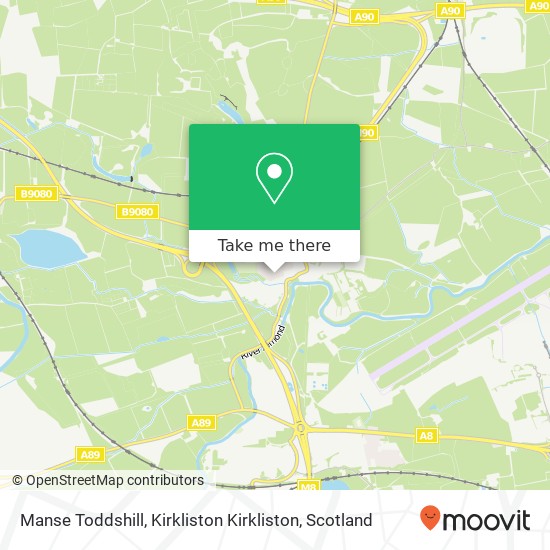 Manse Toddshill, Kirkliston Kirkliston map