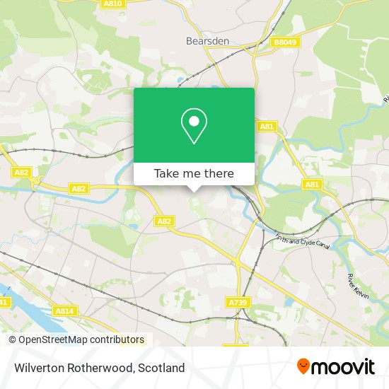 Wilverton Rotherwood map