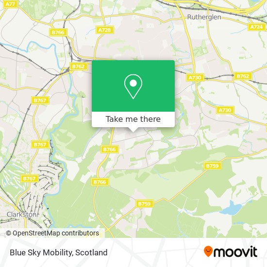 Blue Sky Mobility map