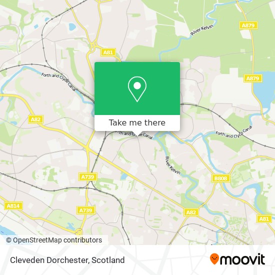 Cleveden Dorchester map