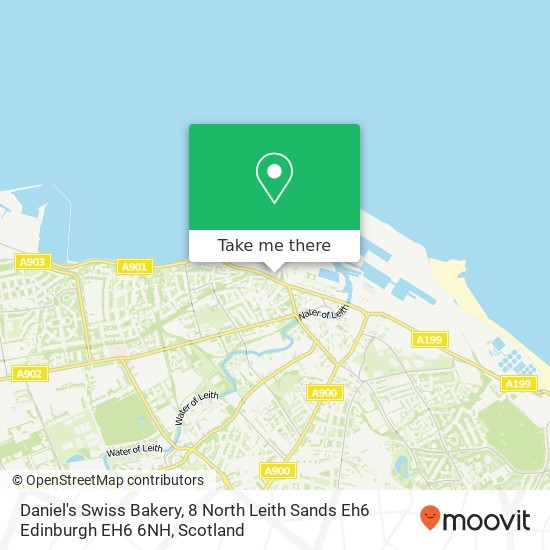 Daniel's Swiss Bakery, 8 North Leith Sands Eh6 Edinburgh EH6 6NH map