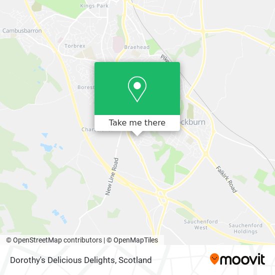 Dorothy's Delicious Delights map