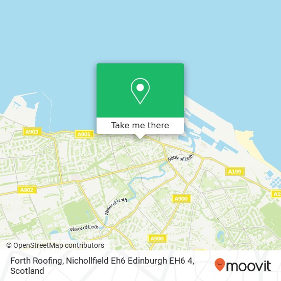 Forth Roofing, Nichollfield Eh6 Edinburgh EH6 4 map