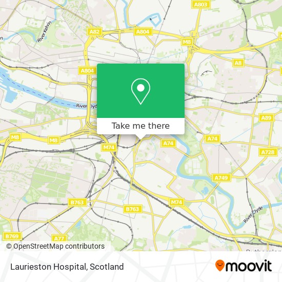 Laurieston Hospital map