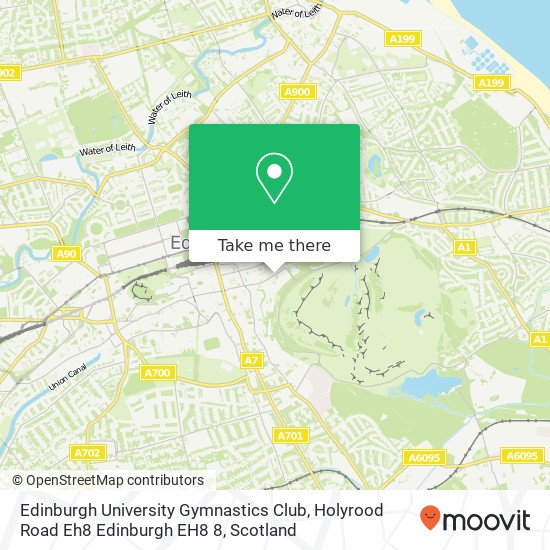 Edinburgh University Gymnastics Club, Holyrood Road Eh8 Edinburgh EH8 8 map