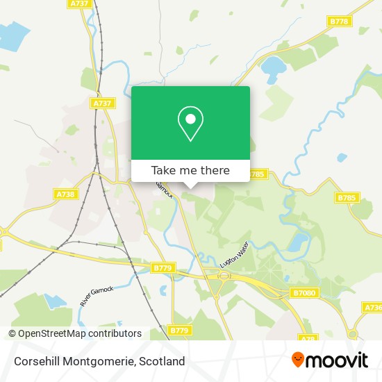 Corsehill Montgomerie map