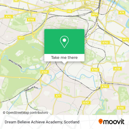 Dream Believe Achieve Academy map