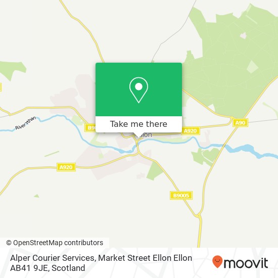 Alper Courier Services, Market Street Ellon Ellon AB41 9JE map