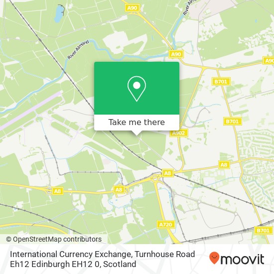 International Currency Exchange, Turnhouse Road Eh12 Edinburgh EH12 0 map