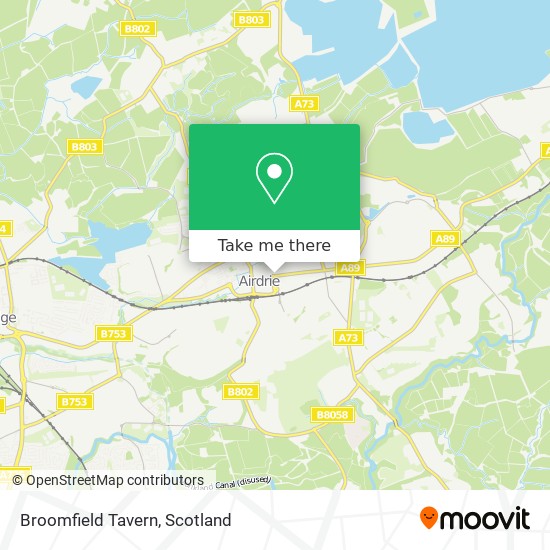 Broomfield Tavern map