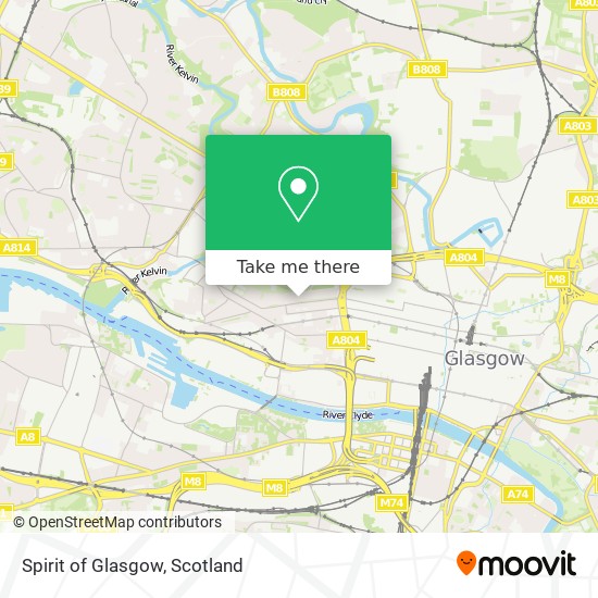 Spirit of Glasgow map