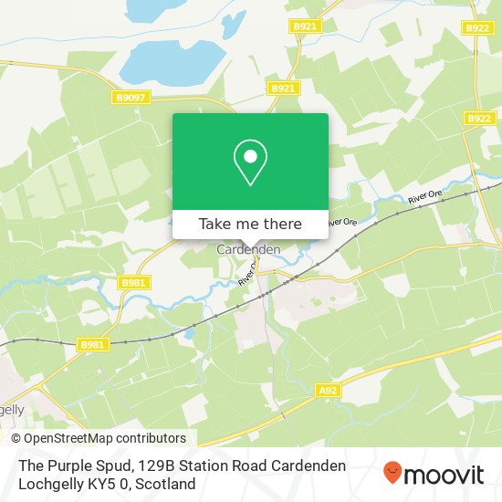 The Purple Spud, 129B Station Road Cardenden Lochgelly KY5 0 map