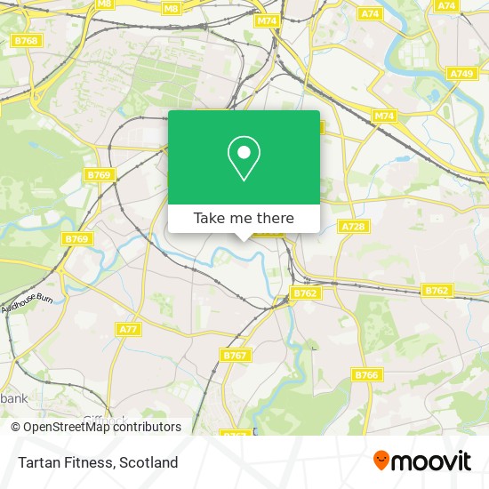 Tartan Fitness map