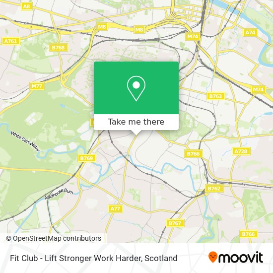 Fit Club - Lift Stronger Work Harder map