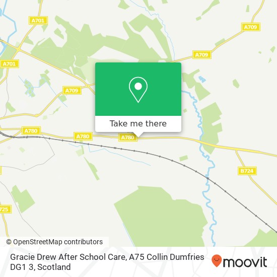 Gracie Drew After School Care, A75 Collin Dumfries DG1 3 map