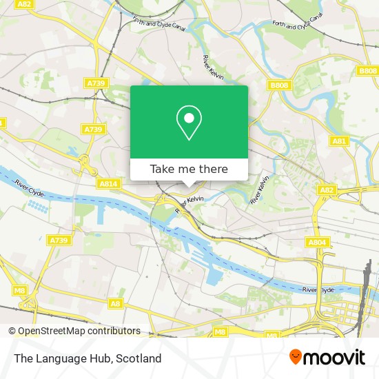The Language Hub map