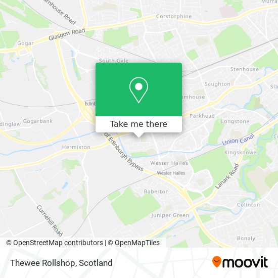 Thewee Rollshop map