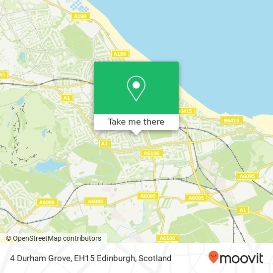 4 Durham Grove, EH15 Edinburgh map