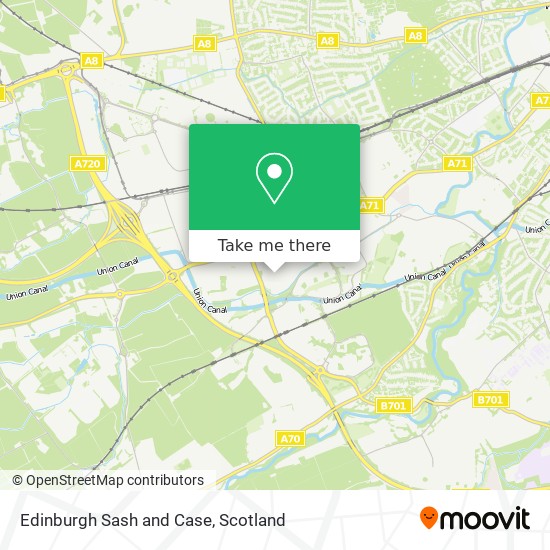 Edinburgh Sash and Case map