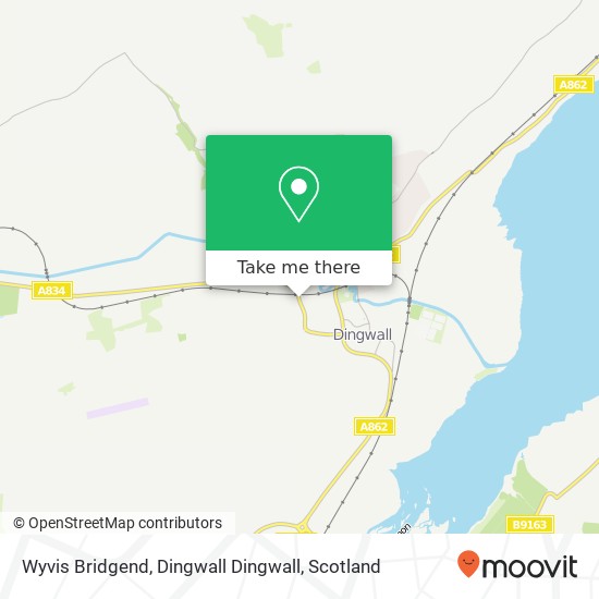 Wyvis Bridgend, Dingwall Dingwall map