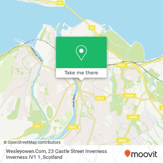 Wesleyowen.Com, 23 Castle Street Inverness Inverness IV1 1 map