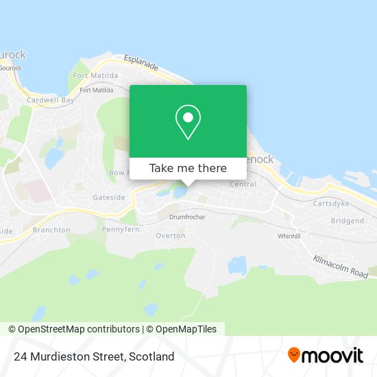 24 Murdieston Street map