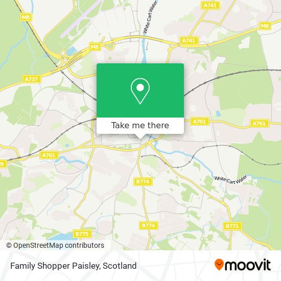 Family Shopper Paisley map