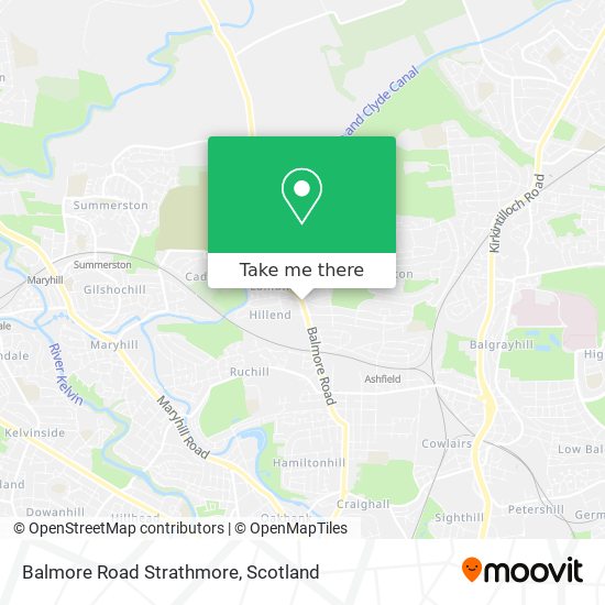 How to get to Balmore Road Strathmore in Glasgow by Bus or Train?