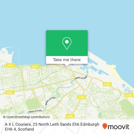 A X L Couriers, 25 North Leith Sands Eh6 Edinburgh EH6 4 map
