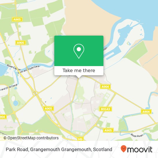 Park Road, Grangemouth Grangemouth map