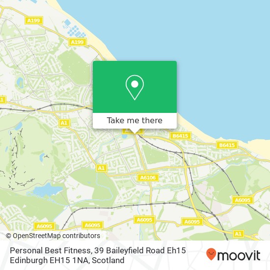 Personal Best Fitness, 39 Baileyfield Road Eh15 Edinburgh EH15 1NA map