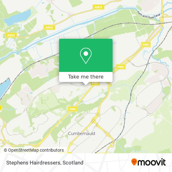 Stephens Hairdressers map