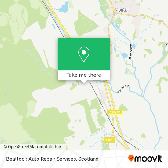 Beattock Auto Repair Services map