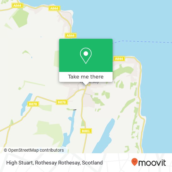 High Stuart, Rothesay Rothesay map