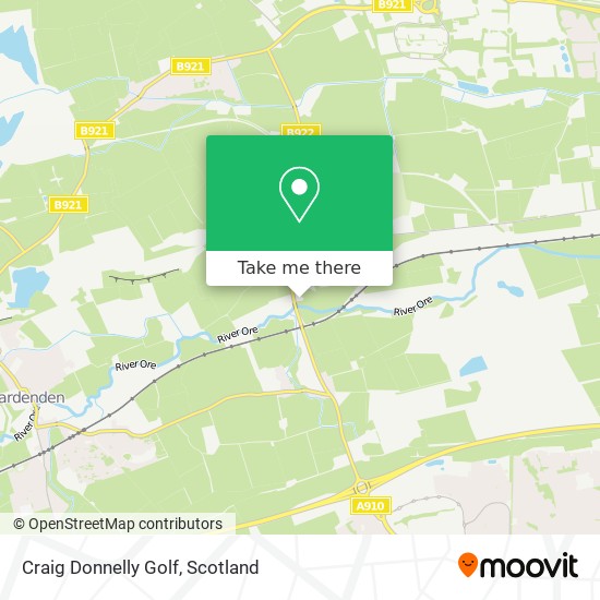 Craig Donnelly Golf map