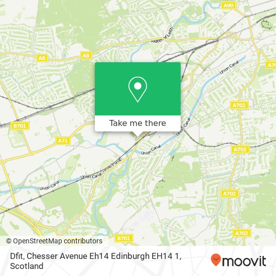 Dfit, Chesser Avenue Eh14 Edinburgh EH14 1 map