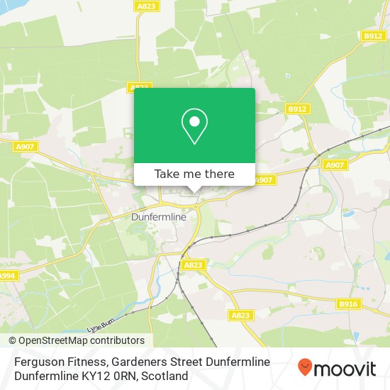 Ferguson Fitness, Gardeners Street Dunfermline Dunfermline KY12 0RN map