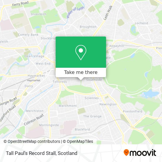 Tall Paul's Record Stall map