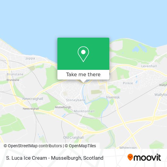 S. Luca Ice Cream - Musselburgh map