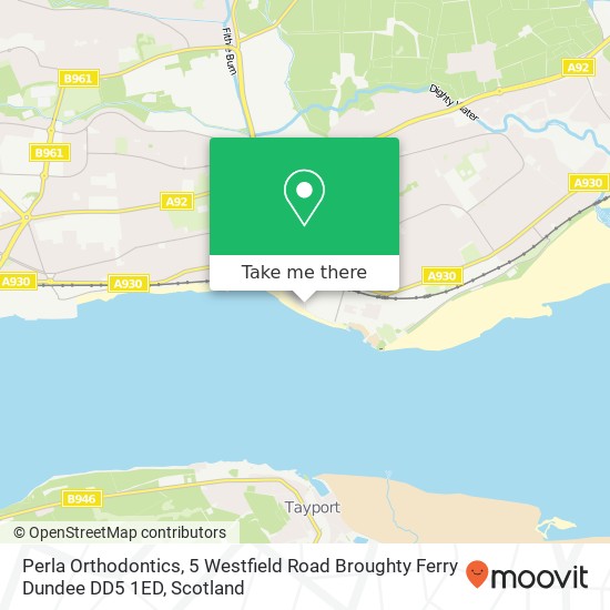 Perla Orthodontics, 5 Westfield Road Broughty Ferry Dundee DD5 1ED map