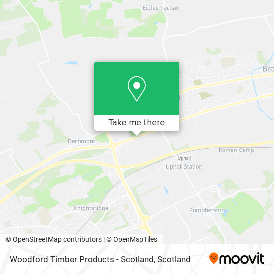 Woodford Timber Products - Scotland map
