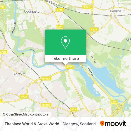 Fireplace World & Stove World - Glasgow map