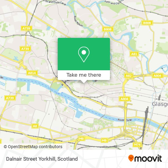 Dalnair Street Yorkhill map