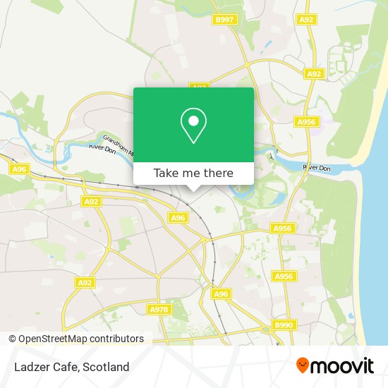 Ladzer Cafe map
