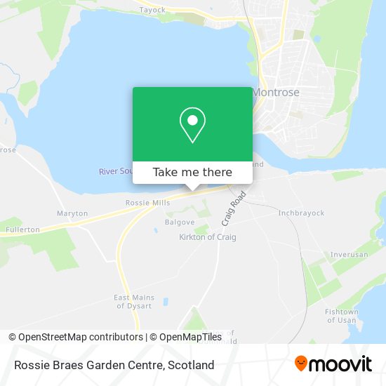 Rossie Braes Garden Centre map