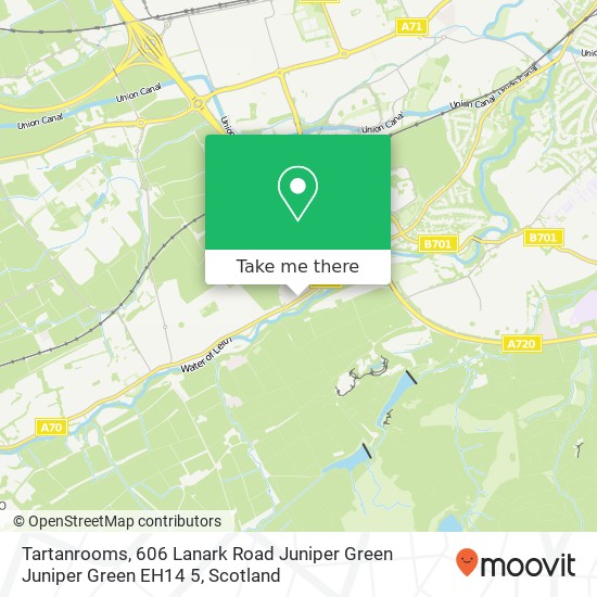 Tartanrooms, 606 Lanark Road Juniper Green Juniper Green EH14 5 map