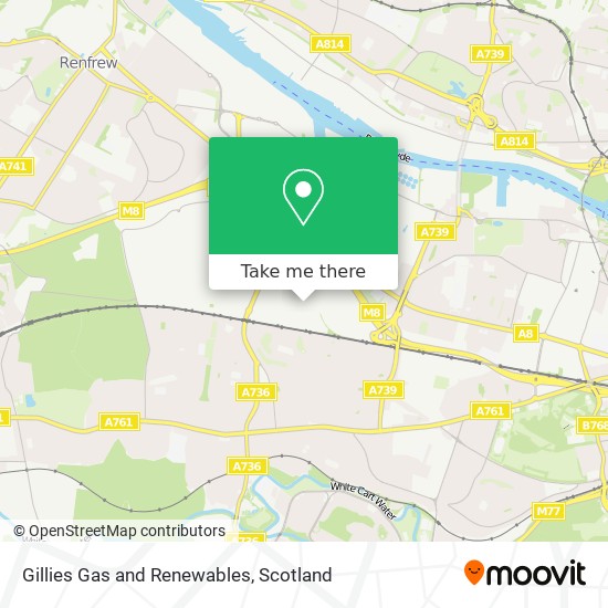 Gillies Gas and Renewables map